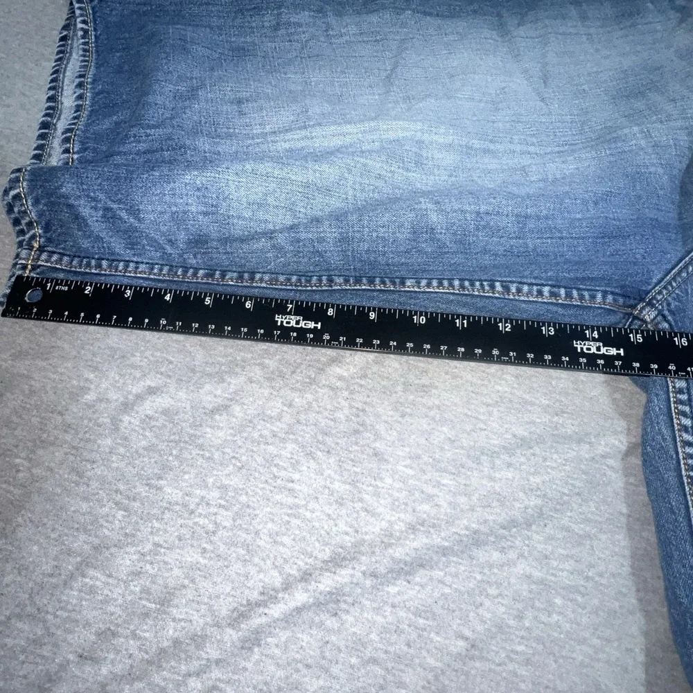 Vintage 90's Ecko Unlimited Blue Jean Shorts Men's Size 42 Baggy-Fit Wide Leg